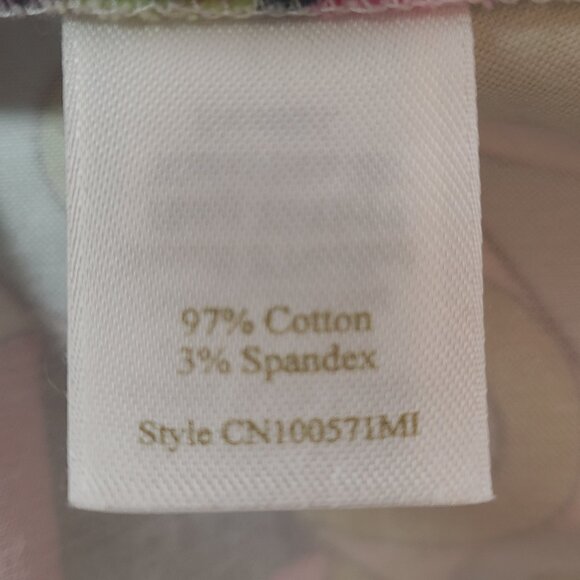 Caslon Geometric Print A-Line Skirt Size 10 – Colorful & Bold Cotton Blend - Picture 7 of 8